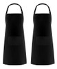 Syntus Hk080 2 Pack 100% Algodon Babero Ajustable 2 Bolsill 0