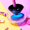 Kit Limpiador De Pinceles Brochas De Maquillaje Eléctrico 3