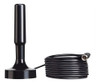Antena Tv Digital Hd Interior Canales De Aire Cable 5m 0