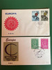 Lote 14 Sobres Ilustrados 1er Día Bélgica Tema Europa 5