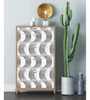 Papel Tapiz Vinilo Adhesivo Ondas Gama Grises Blanco Lombard 2