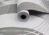 Papel Tapiz Vinilo Adhesivo Ondas Gama Grises Blanco Lombard 6
