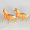 Figuras De Caballos En Cerámica Esmaltada! 2