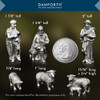 Danforth Nativity Angels - Juego De Pesebre De Peltre Hecho 6