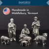 Danforth Nativity Angels - Juego De Pesebre De Peltre Hecho 7