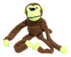 Brinquedo Mordedor Pelúcia Macaco Grande Com Apito 46 Cm Pet 2
