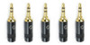 Kit 5 Plug Para Fone P2 Stereo Estereo Santo Angelo Preto 0