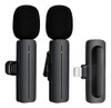 Micrófono De Solapa Lavalier Inalámbrico Para iPhone iPad - 0