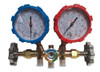 Manifold Bronce R-410 R-22 R-134 Con Visor Mangueras Y Adap 1