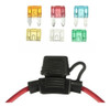 Portafusibles De Coche 12v Mini Hoja En Línea Con 5a 10a 15a 0