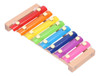 Brinquedo De Xilofone Infantil Kid Toddler Wooden Colorful M 1