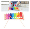 Brinquedo De Xilofone Infantil Kid Toddler Wooden Colorful M 4