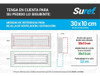 Rejilla De Ventilacion 30x10  + Tapa Ciega Imantada 5