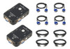 2chaveador Kvm Usb Switch 1x2 Portas Kit 8 Cabos Vga Kvm Usb 0