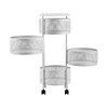 Organizador De Cocina Giratorio Con Ruedas 4 Estantes 1