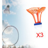 B 3 Petecas De Badminton À Prova De Vento, Bolas De Laranja 3