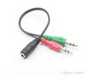 Adaptador Auriculares Micrófono Gamer Plug 3.5 Auxiliar Plug 2