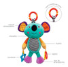Coala De Atividades Com Mordedor Treme-treme 9803 - Buba 2 Coala De Atividades Com Mordedor Treme-treme 9803 - Buba 2