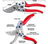 Tijeras D/podar Hylejhjy Herramienta P/bonsai Rojo 4