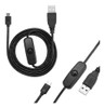 Cabo Micro Usb P/ Robótica  E Raspberry C/ On/off Switch 0