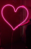 Cartel Corazón En Neón Led 70x65 Cm/ Deco/ Figuras/ Luminoso 1