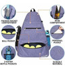 Mochila De Tenis Para Guardar Accesorios. Purpura 3 Mochila De Tenis Para Guardar Accesorios. Purpura 3