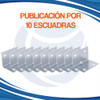 Escuadra Soporte 25x25x35 Mm De Fijación X 10 Unidades 2