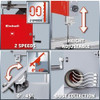 Sierra Sin Fin Einhell 750w  De Banda Continua Kirkor - Sas 1