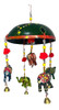 Movil Decorativo Calesita 5 Elefantes Importado De India 1