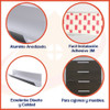 Tirador Euro Aluminio Mueble Puerta Cajon Tipo J 84mm Diseño 3