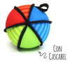 Pelota En Tela Estampada 15 Cm C/cascabel Estimulación Bebés 2