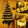 Adornos Navideños Para Arbol Guirnalda Cinta Con Luces 1