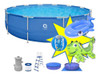 Piscina Estructural 15233lt Jilong 450cm + 3 Inflables ! 0