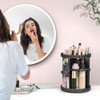Organizador De Maquillaje Giratorio Regulable - Negro 3