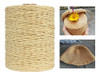 328yd Raffia Paper Yarn Roll Cordão De Fio Natural Bege 5