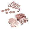 Confete De Aniversário 100g Rose Gold Happy Round Para Menin 7
