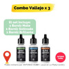 Vallejo Combo Set Barniz Mate Satinado Brillante P/ Maquetas 1