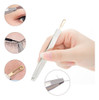 Pinza Para Cejas Bozo Con Removedor Puntos Negros Acero Inox 0