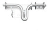 Pasador Porta Candado Cromatizado 140mm Sc 106 0