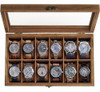 ~ Especial? Songmics Caja De Reloj De Madera De 12 Ranuras - 0 ~ Especial? Songmics Caja De Reloj De Madera De 12 Ranuras - 0