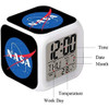 Reloj Despertador Led Cointone, Patrón De La Nasa, Reloj De 4
