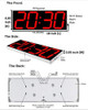 Reloj Pared Led West Ocean 6  Digit, Cuenta Regresiva, Cuent 2