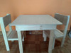 Mesa 60x60 Y 2 Sillas  Infantiles Madera 1