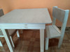 Mesa 60x60 Y 2 Sillas  Infantiles Madera 2