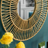 Vintiquewise Decorativo Tejido Papel Cuerda Forma Redonda Ba 3
