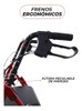 Andador Ortopedico Plegable C/ruedas Frenos Asiento Bolso 2 Andador Ortopedico Plegable C/ruedas Frenos Asiento Bolso 2