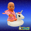 Bebote Con Bata De Unicornio Baby Doll - Okidoki. 4