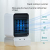 Mini Aquecedor Elétrico Doméstico Com Ventilador 2
