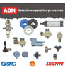 Conector Codo Neumático Rosca 1/4 - Tubo 4mm X1u 3
