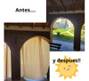 Cortina Con Ganchos Precio Por M2 Redsombreo Galerias Patio 2
